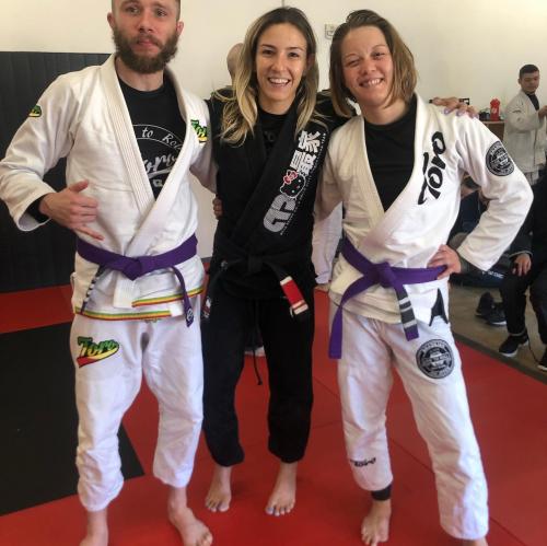 Purple belt · December 9, 2017 · Promoted by Seth Shamp Royce Gracie network Durham NC