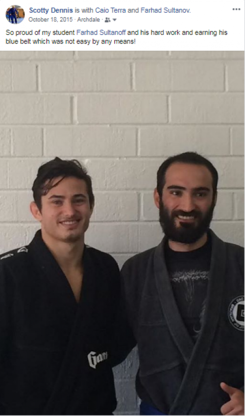 Blue belt · October 15, 2015 · Promoted by Caio Terra