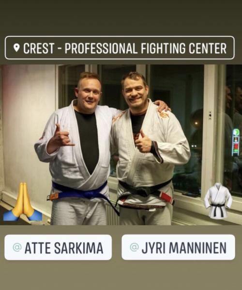 Blue belt · December 20, 2019 · Promoted by Jyri Manninen