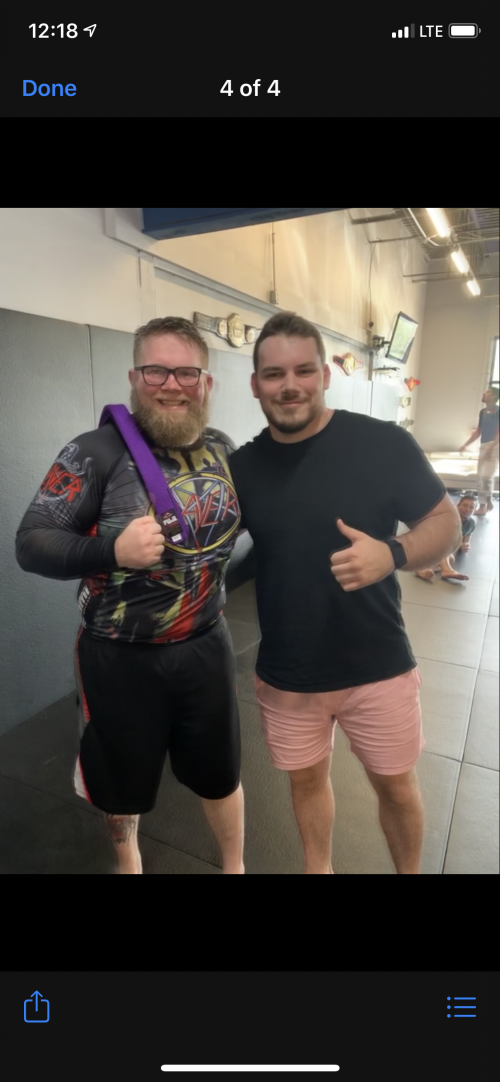 Purple belt · October 26, 2019 · Promoted by Josh  Leduc