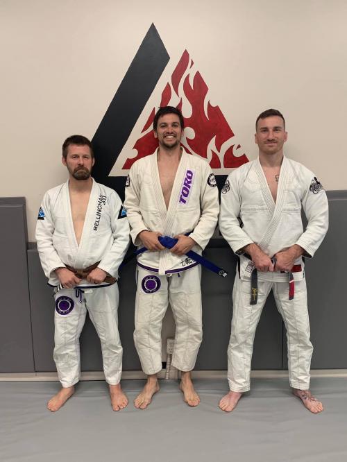 Blue belt · August 24, 2019 · Promoted by Jeff Shaw