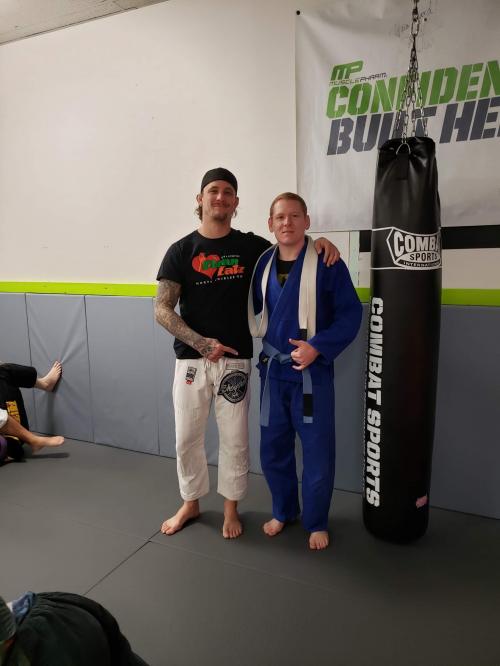 Blue belt · December 5, 2019 · Promoted by Jacob Mcclintock