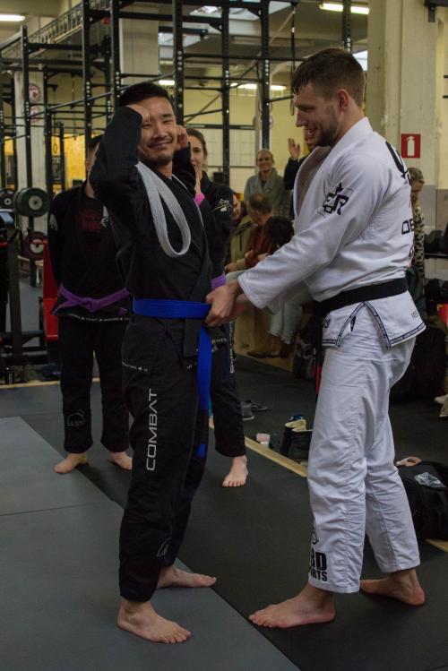 Blue belt · November 16, 2019 · Promoted by Reinier de Ridder