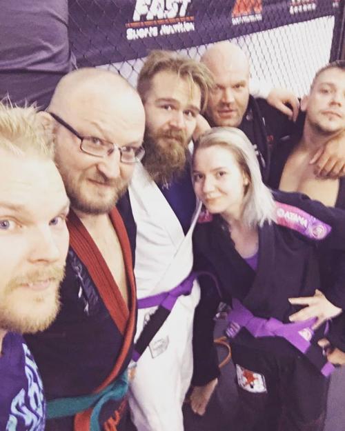 Purple belt · October 8, 2018 · Promoted by Jarno Nurminen