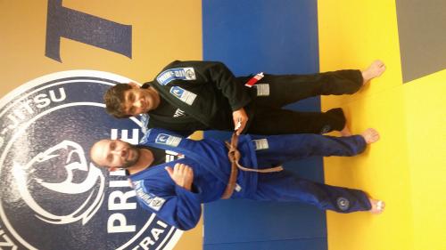 Brown belt · February 14, 2012 · Promoted by Carlos santos
