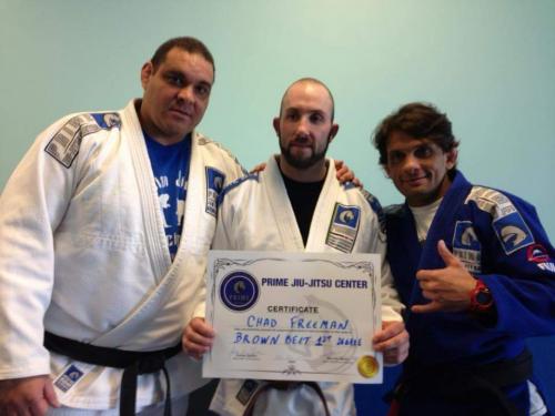 Brown belt · February 14, 2012 · Promoted by Carlos santos
