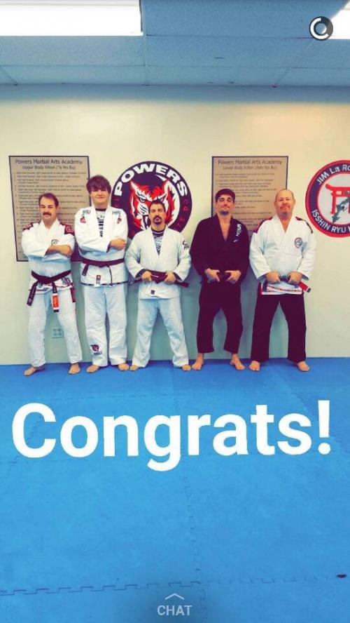 Brown belt · December 12, 2015 · Promoted by Tony Rinaldi