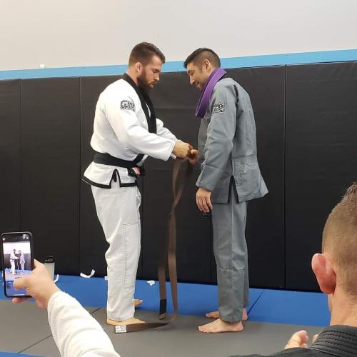 Brown belt · March 3, 2020 · Promoted by Nick Albin