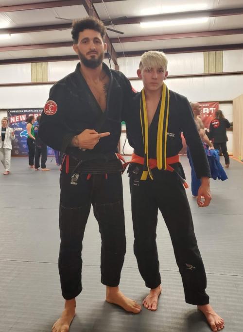 Orange belt · January 27, 2020 · Promoted by Wayne Knudson