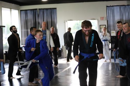 Blue belt · August 14, 2019 · Promoted by Justin Labenne