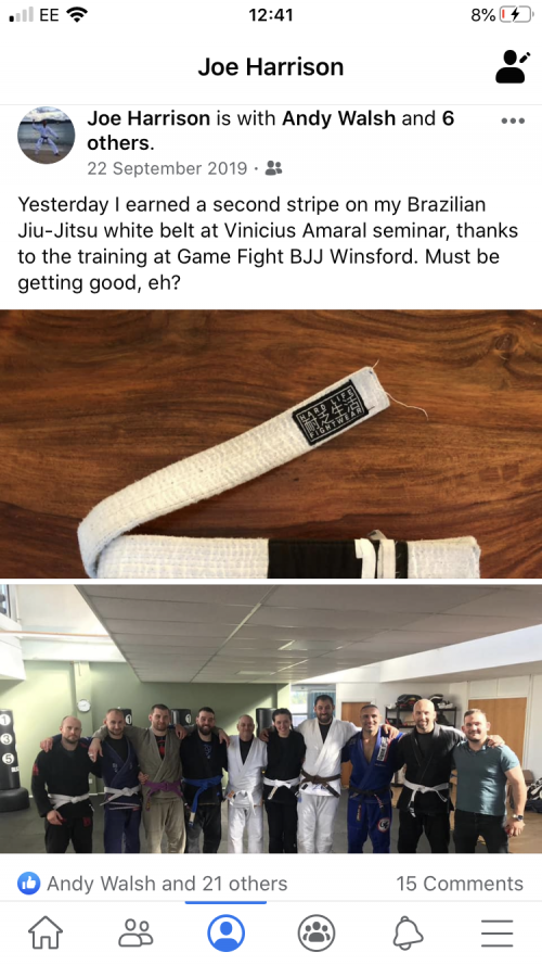 White belt · November 28, 2018