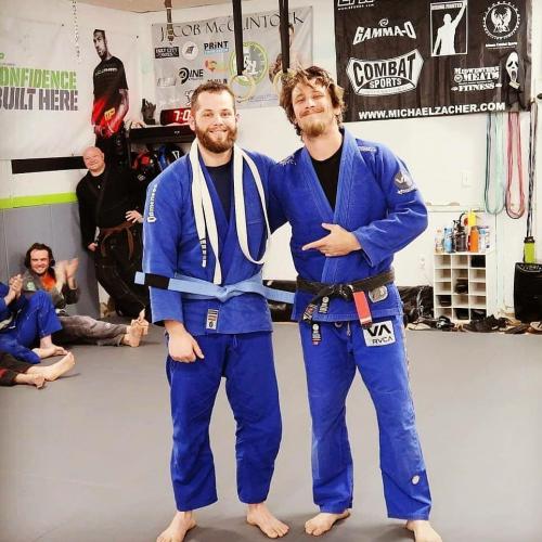 Blue belt · February 25, 2019 · Promoted by Jacob McClintock