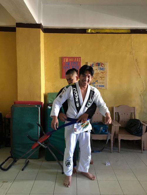 Blue belt · February 16, 2020 · Promoted by Marc Louie Aldovino