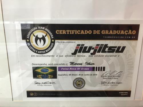 Purple belt · June 30, 2018 · Promoted by Rodolfo Barcellos