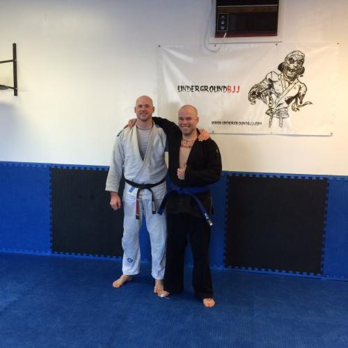 Blue belt · October 25, 2014 · Promoted by Michael Rooney