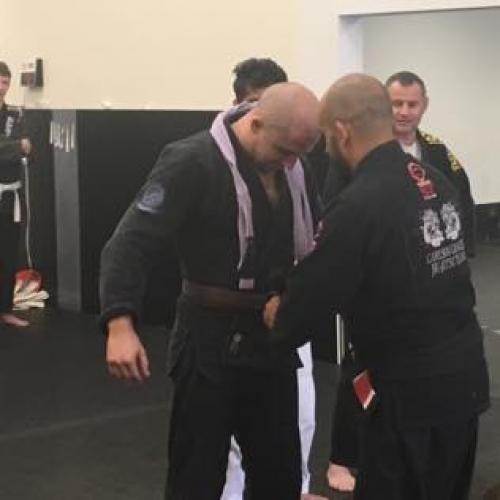 Brown belt · June 7, 2017 · Promoted by Orlando Alonso