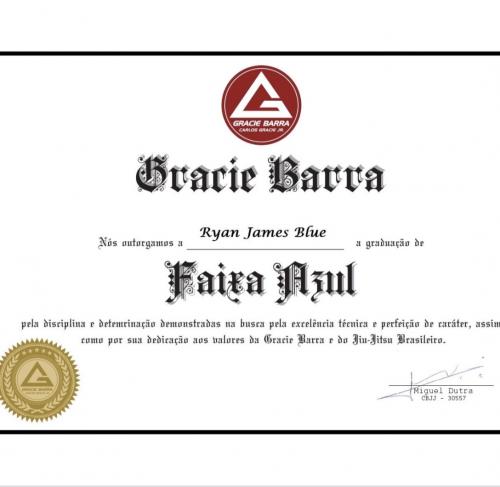 Blue belt · February 1, 2020 · Promoted by Miguel Dutra