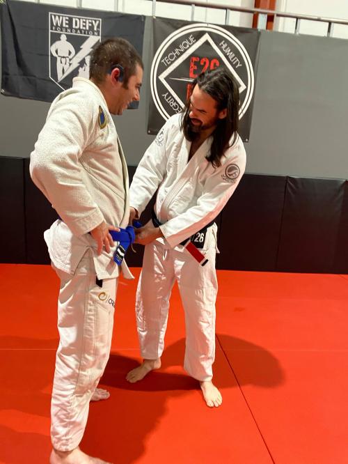 Blue belt · October 9, 2018 · Promoted by Kurtis Frasier