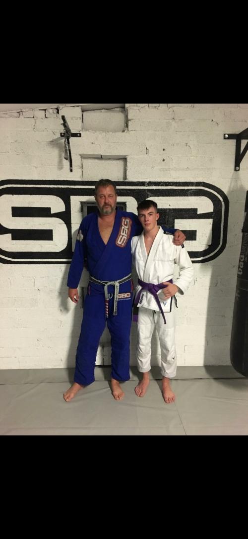 Purple belt · August 14, 2019 · Promoted by Matt Thornton