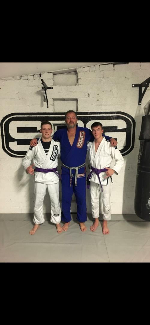 Purple belt · August 14, 2019 · Promoted by Matt Thornton