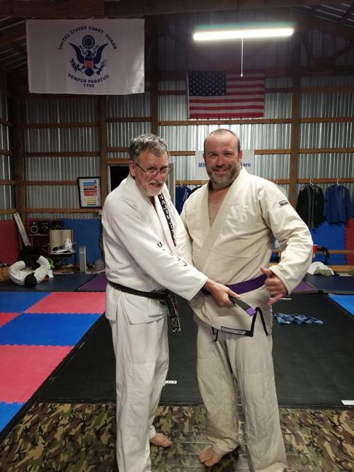 Purple belt · August 9, 2018 · Promoted by John Gorman