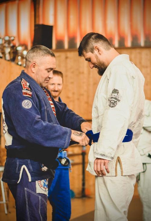 Blue belt · February 24, 2019 · Promoted by Craig Welsh