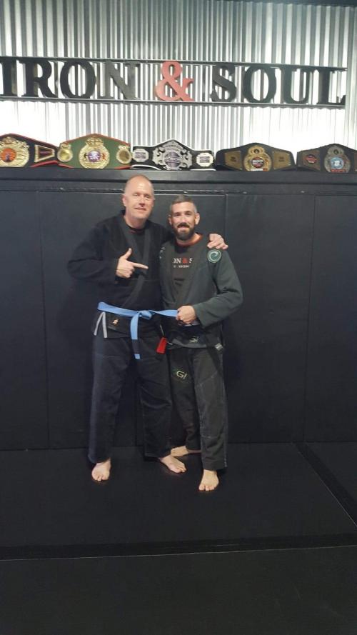 Blue belt · October 14, 2018 · Promoted by Deon Thompson