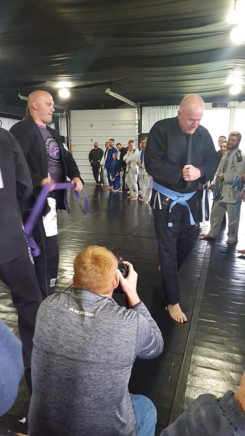 Blue belt · October 14, 2018 · Promoted by Deon Thompson
