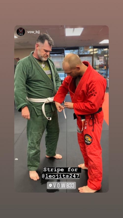 White belt · January 18, 2018