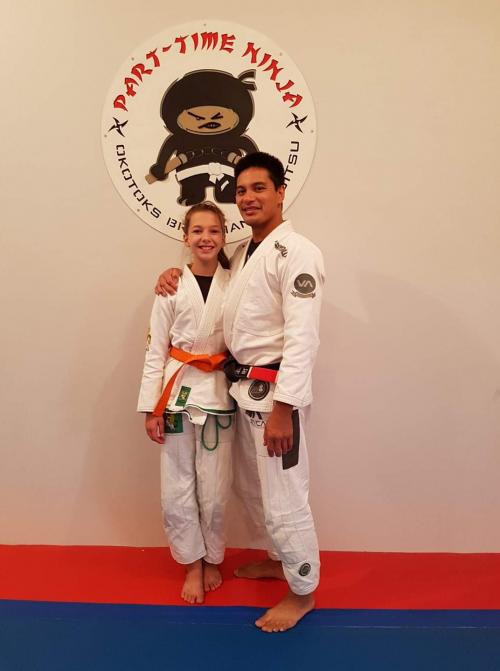 Orange belt · August 31, 2017 · Promoted by Paul Kiat