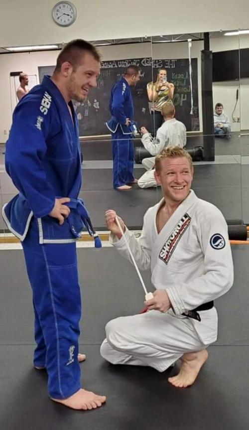 Blue belt · September 16, 2018 · Promoted by Royce GrCie