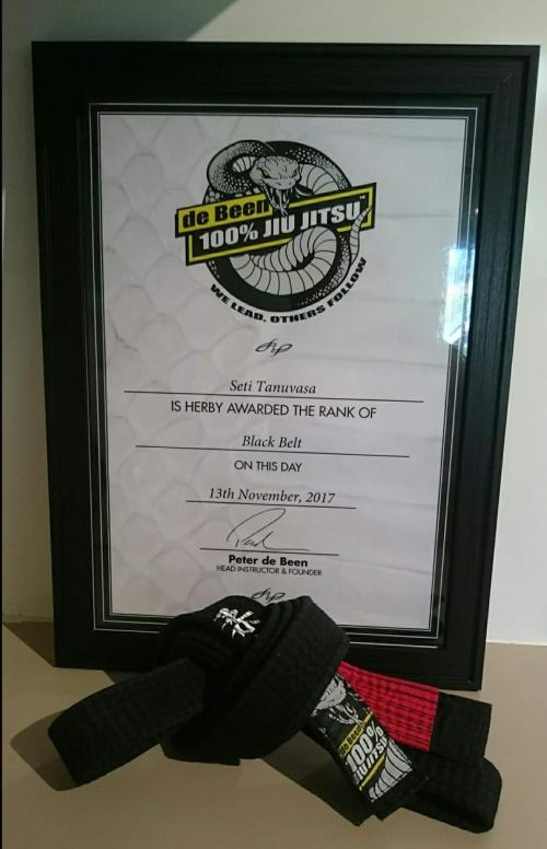 Black belt · November 13, 2017 · Promoted by Peter De Been