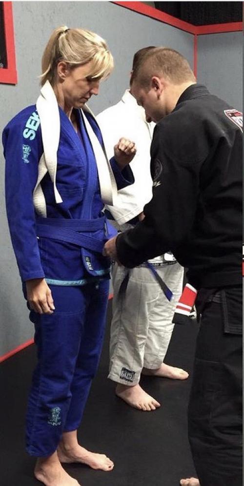 Blue belt · July 30, 2016 · Promoted by Mark Reding