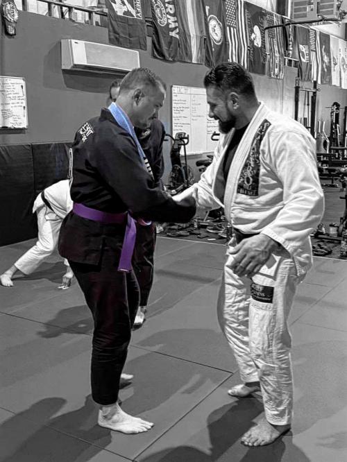 Purple Belt Promo with Prof. Shebaro