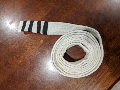 White belt · January 2, 2007