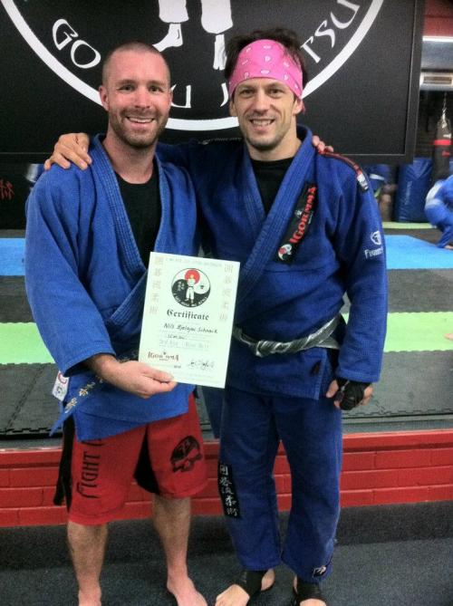 Blue belt · April 25, 2012 · Promoted by Igor Breakenback