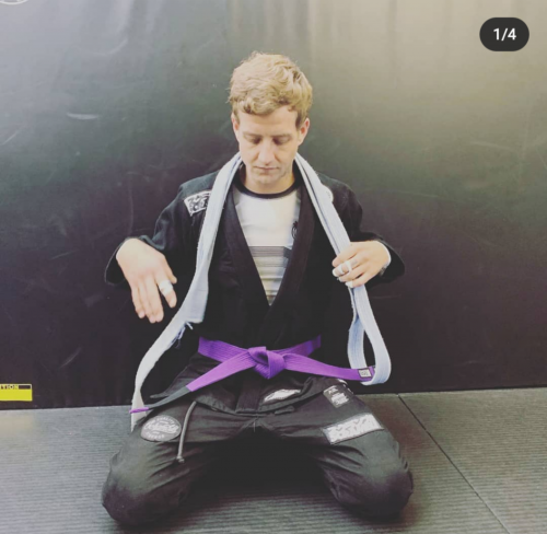 Purple belt · August 17, 2019 · Promoted by Adam Lowry
