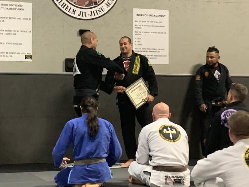 Black belt 1st degree · March 4, 2020 · Promoted by Piet Wilhelm
