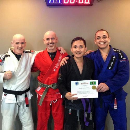 Purple belt · December 3, 2017 · Promoted by Leandro Brodinho Issa