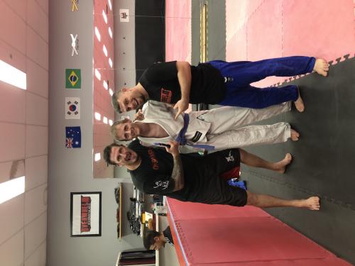 Blue belt · March 11, 2019 · Promoted by Adam Wyatt