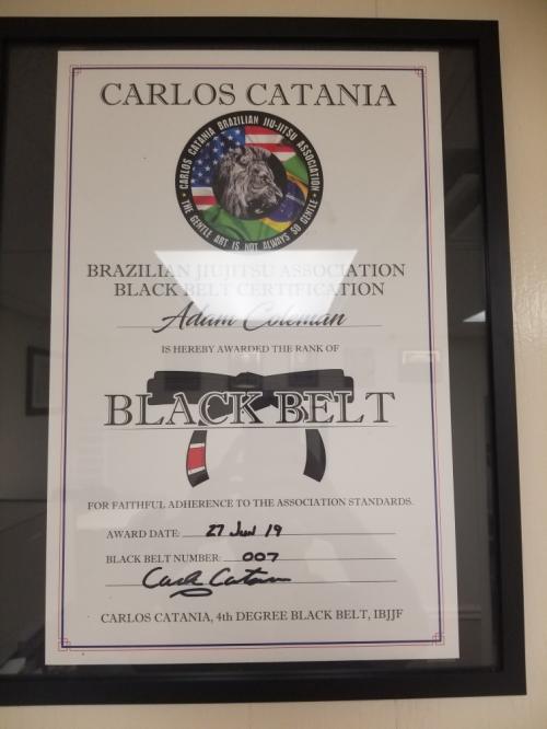 Black belt · June 27, 2019 · Promoted by Carlos Catania