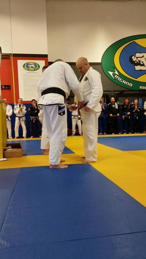 Purple belt · August 16, 2014 · Promoted by Hans Thompson