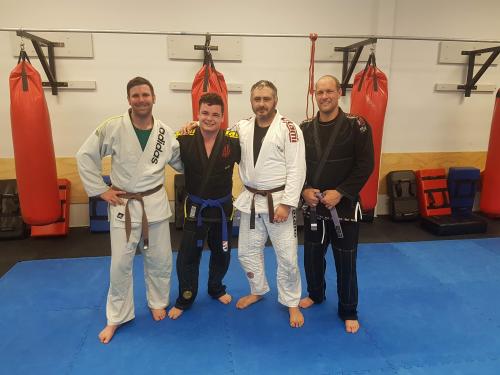 Blue belt · October 21, 2016 · Promoted by Harvey Skinner