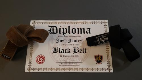 Black belt · September 13, 2019 · Promoted by Emmanuel Galvan