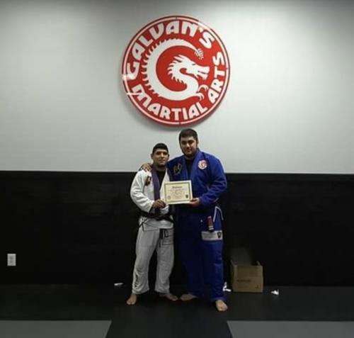Brown belt · December 10, 2016 · Promoted by Emmanuel Galvan