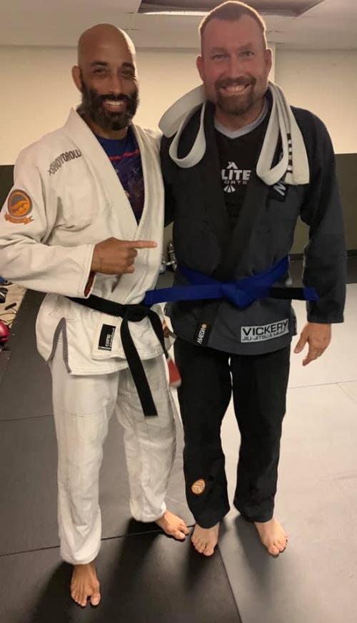 Blue belt · November 18, 2019 · Promoted by Carl Vickery