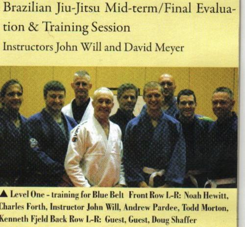 Blue belt · February 23, 2009 · Promoted by John Will