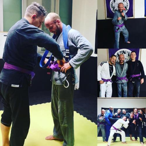 Purple belt · September 13, 2019 · Promoted by Randall Watkins