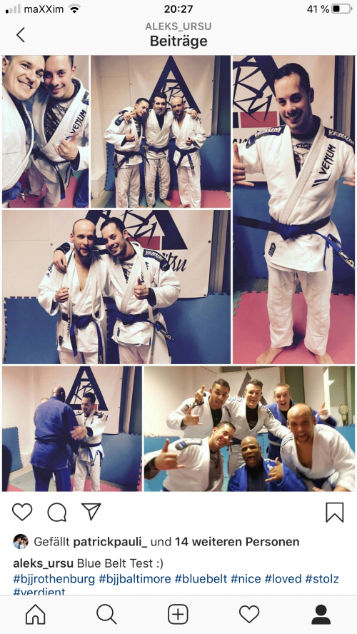 Blue belt · December 30, 2017 · Promoted by Randall Watkins