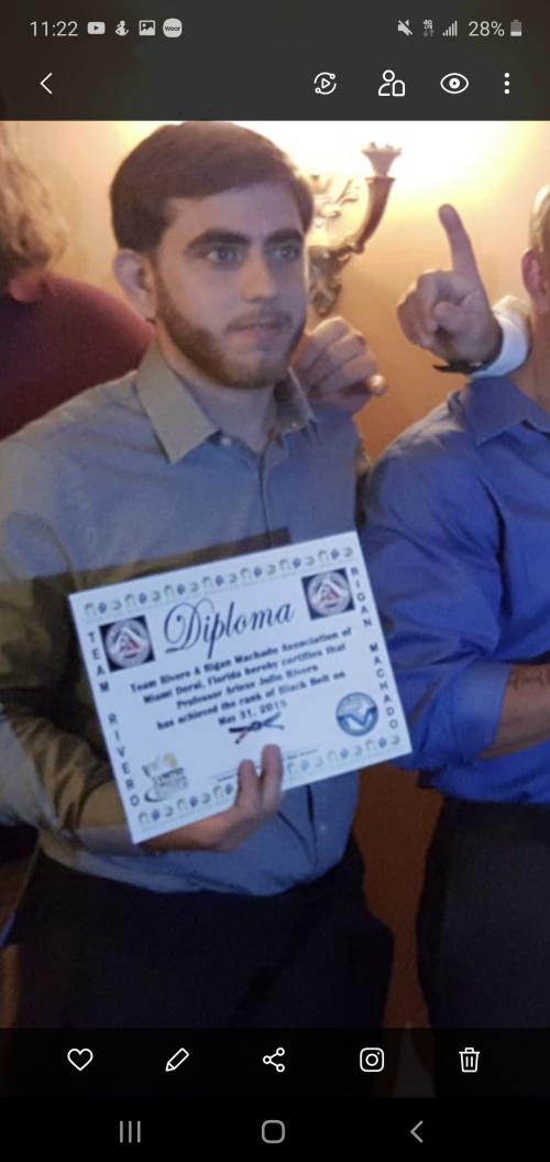 Black belt · May 31, 2015 · Promoted by Arexce Rivero